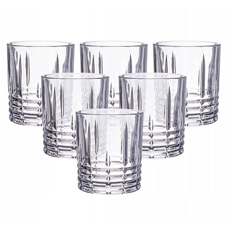 Foto van Luxe drinkglazen - whiskey glazen - cocktail glazen - cocktailglazen - waterglazen - 330ml - 6 stuks