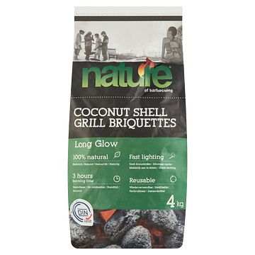 Foto van Nature of barbecuing kokosnoot briketten 4kg bij jumbo