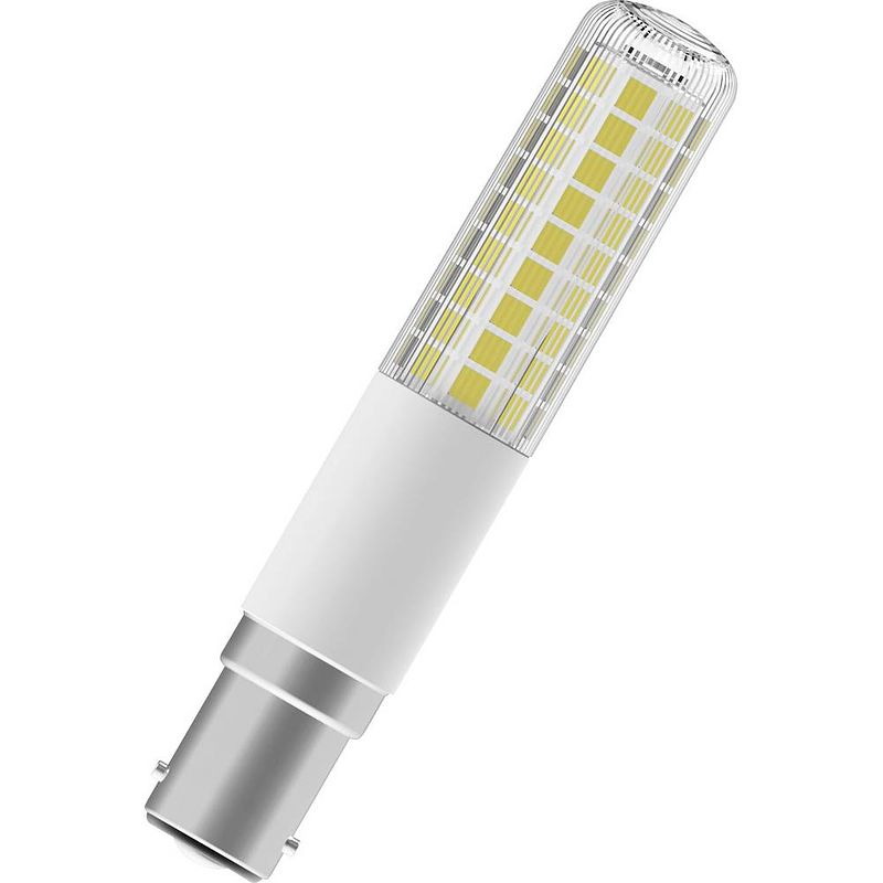 Foto van Osram 4058075607194 led-lamp energielabel e (a - g) b15d batterij 9 w = 75 w warmwit (ø x l) 18 mm x 100 mm 1 stuk(s)