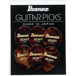 Foto van Ibanez pce9h-sh celluloid guitar pick plectrumset (6 stuks)