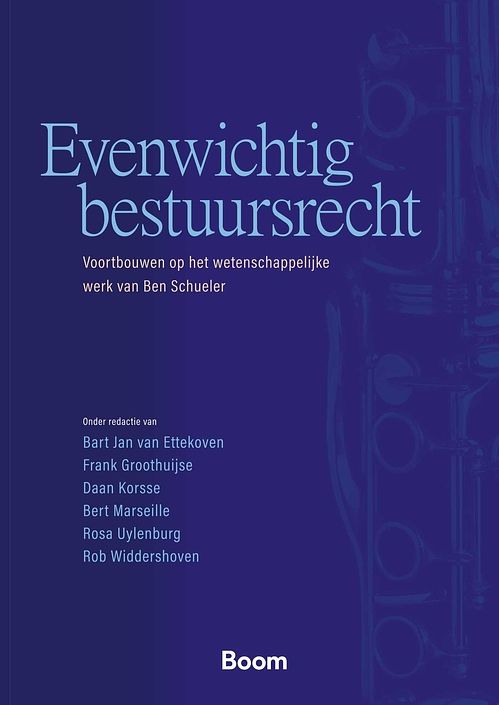 Foto van Evenwichtig bestuursrecht - bart jan van ettekoven, frank groothuijse, daan korsse, bert marseille, rosa uylenberg, rob widdershoven - ebook