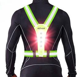 Foto van Nince hardloop verlichting - usb oplaadbaar - reflecterend vest