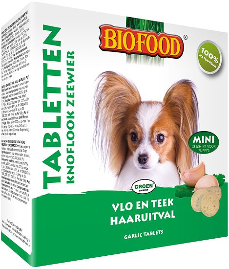 Foto van Biofood knoflook zeewier mini tabletten