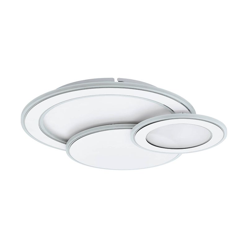 Foto van Eglo mentalurgia plafond- en wandlamp - 49,5 cm - wit/chroom