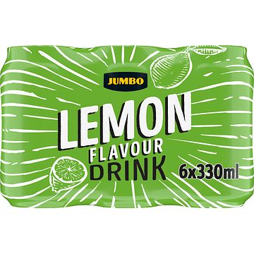 Foto van Jumbo fresh lemon drink blik 6 x 330ml