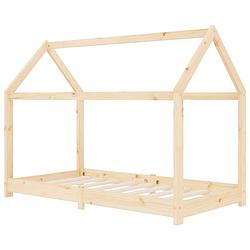 Foto van Vidaxl kinderbedframe massief grenenhout 80x160 cm