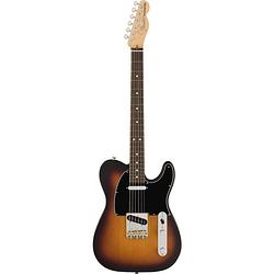 Foto van Fender american performer timber telecaster 2-color sunburst elektrische gitaar met deluxe gigbag