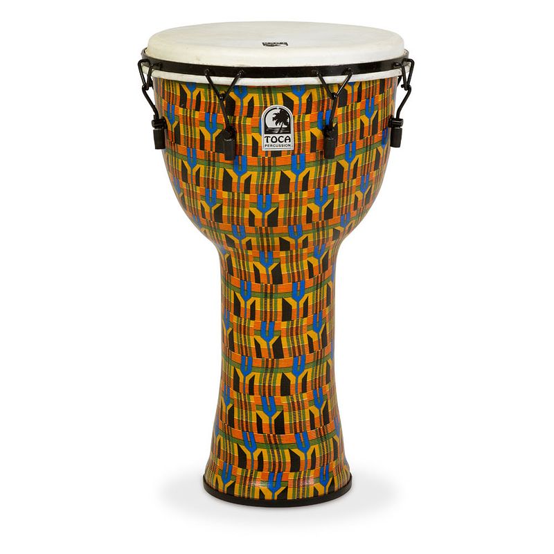 Foto van Toca sfdmx-14kb freestyle djembe mech-tuned 14 inch met tas