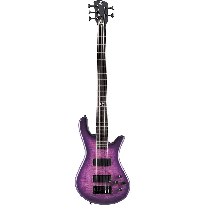 Foto van Spector ns pulse ii 5 ultra violet matte elektrische basgitaar