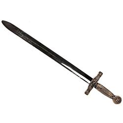 Foto van Middeleeuws ridder verkleed zwaard goud/zilver 63 cm - verkleedattributen