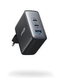 Foto van Anker 100w 3-port usb c wall charger oplader zwart