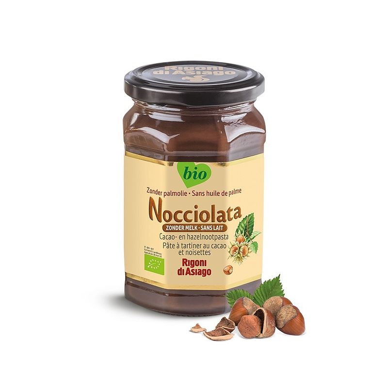 Foto van Nocciolata biologische hazelnootpasta zonder melk