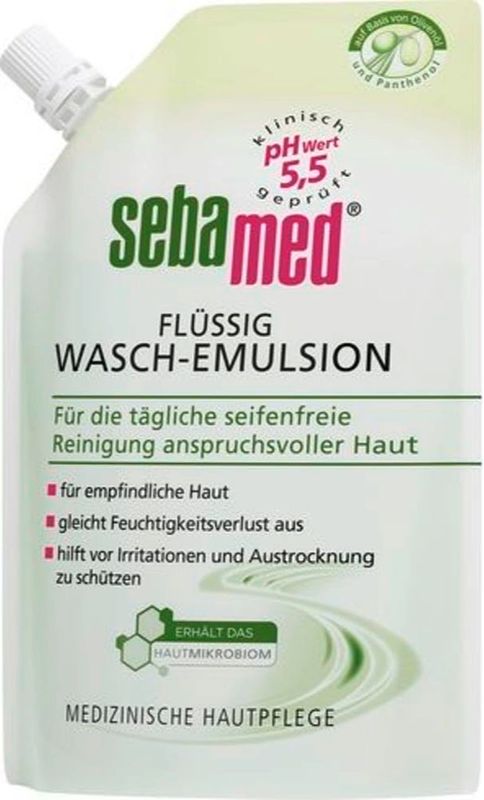 Foto van Sebamed olive face & body wash navulling