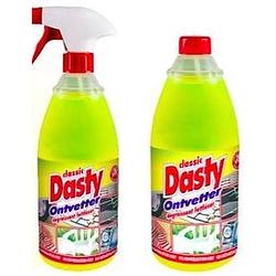 Foto van Dasty ontvetter voordeelpack: 1x spuitfles + 1 x navulling + set sponzen + 1 set schoonmaakhandschoenen