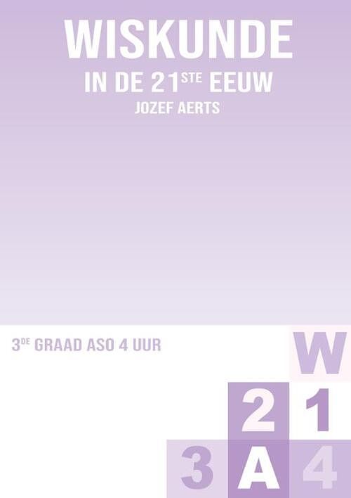 Foto van 3de graad aso 4 uur wiskunde - jozef aerts - paperback (9789464433487)