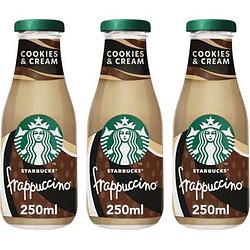 Foto van Starbucks cookies & cream frappuccino ijskoffie 3 x 250ml bij jumbo