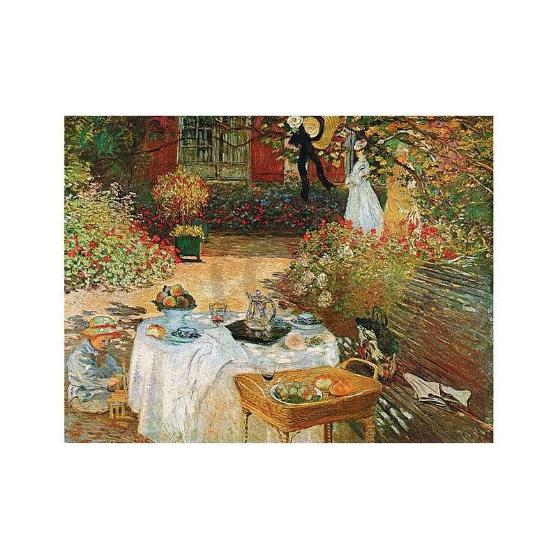 Foto van Claude monet - le dèjeuner kunstdruk 70x50cm