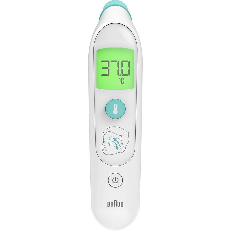 Foto van Braun bst200we koortsthermometer met led-verlichting