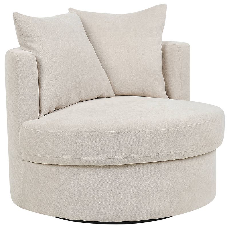 Foto van Beliani dalby - fauteuil-beige-polyester