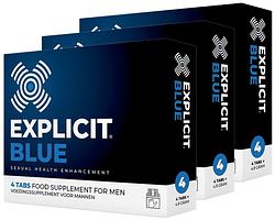 Foto van Explicit blue erectiepillen 2-pack