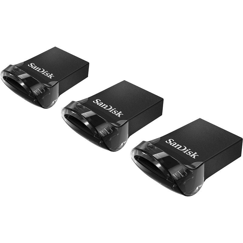 Foto van Sandisk ultra fit usb 3.1 32 gb flash drive 3-pack