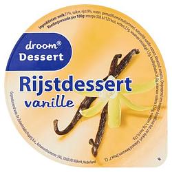 Foto van Droom dessert rijstdessert vanille 200g bij jumbo