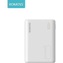 Foto van Romoss simple 10 powerbank 10000 mah fast charge li-ion wit statusweergave