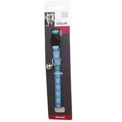 Foto van M-pets kattenhalsband reflectie 30 x 1,3 cm blauw