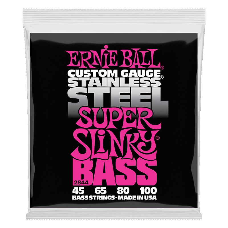 Foto van Ernie ball 2844 super slinky bass snarenset