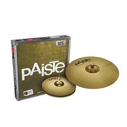 Foto van Paiste 101 brass essential bekkenset 14 hihat 18 crash-ride