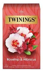 Foto van Twinings rosehip & hibiscus thee