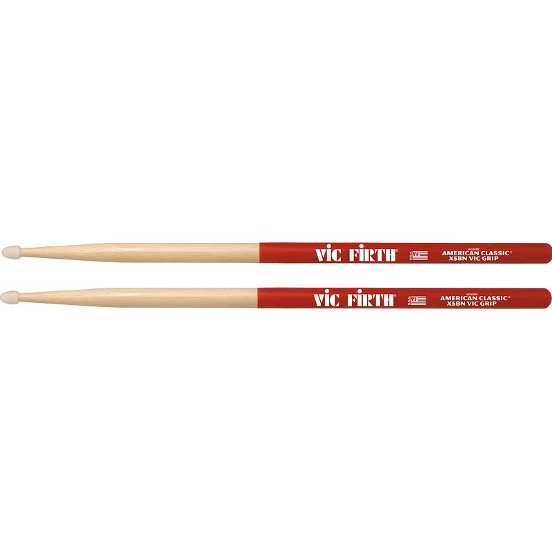 Foto van Vic firth american classic x5bn vic grip drumstokken