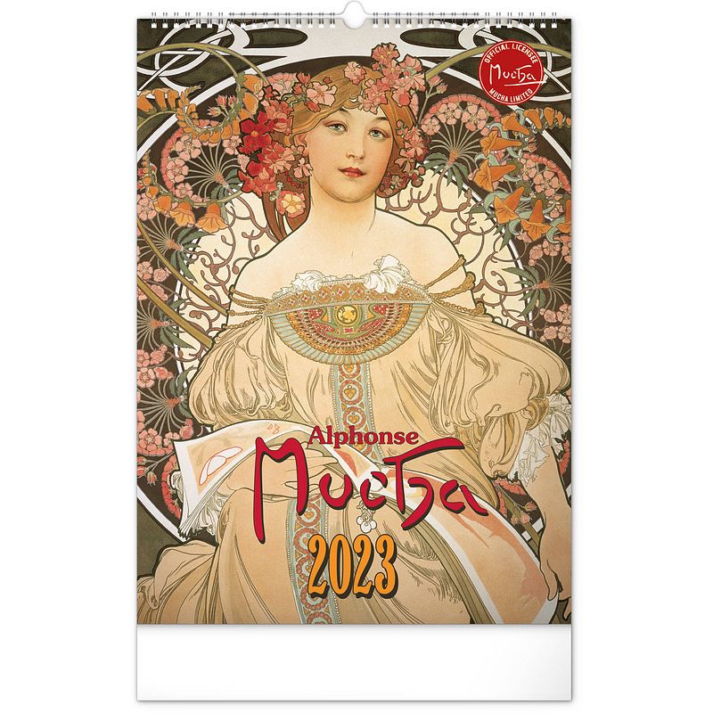 Foto van Alphonse mucha kalender 2023