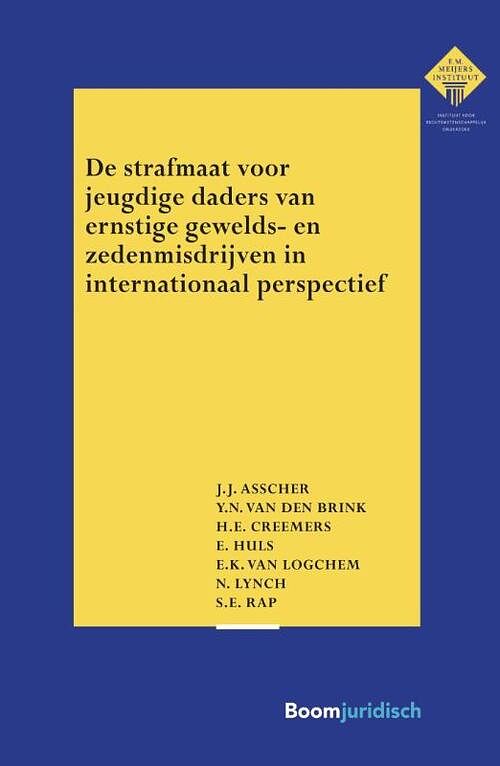 Foto van De strafmaat voor jeugdige daders van ernstige gewelds- en zedenmisdrijven in internationaal perspectief - e. huls - paperback (9789462909434)