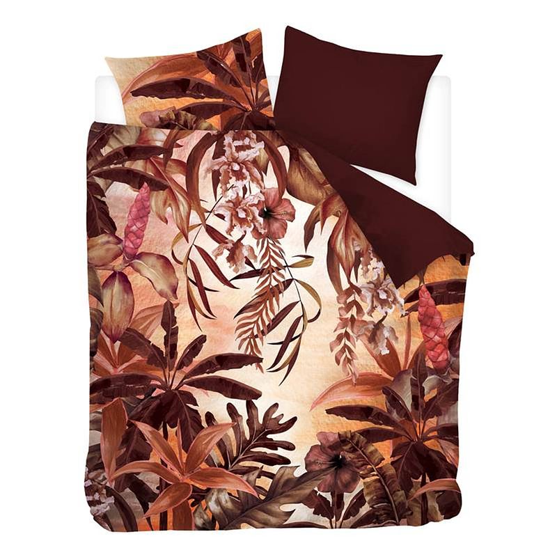 Foto van Snoozing rainforest - flanel - dekbedovertrek - lits-jumeaux - 240x200/220 cm - multi kleur