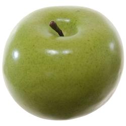 Foto van Kunstfruit decofruit - appel/appels - ongeveer 6 cm - groen - kunstbloemen