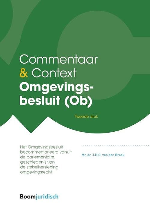 Foto van Omgevingsbesluit (ob) - j.h.g. van den broek - hardcover (9789462127241)