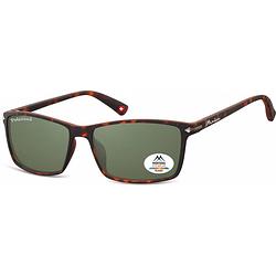 Foto van Montana by sgb zonnebril unisex bruin/groen (turtle) (mp51)