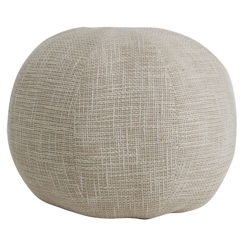 Foto van Ptmd sanah cream boucle cushion ball l