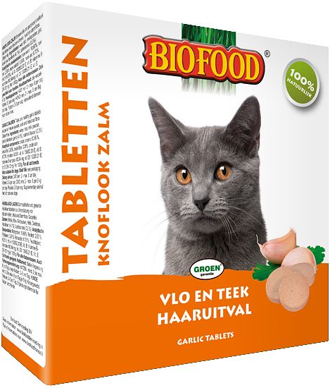 Foto van Biofood knoflook zalm tabletten