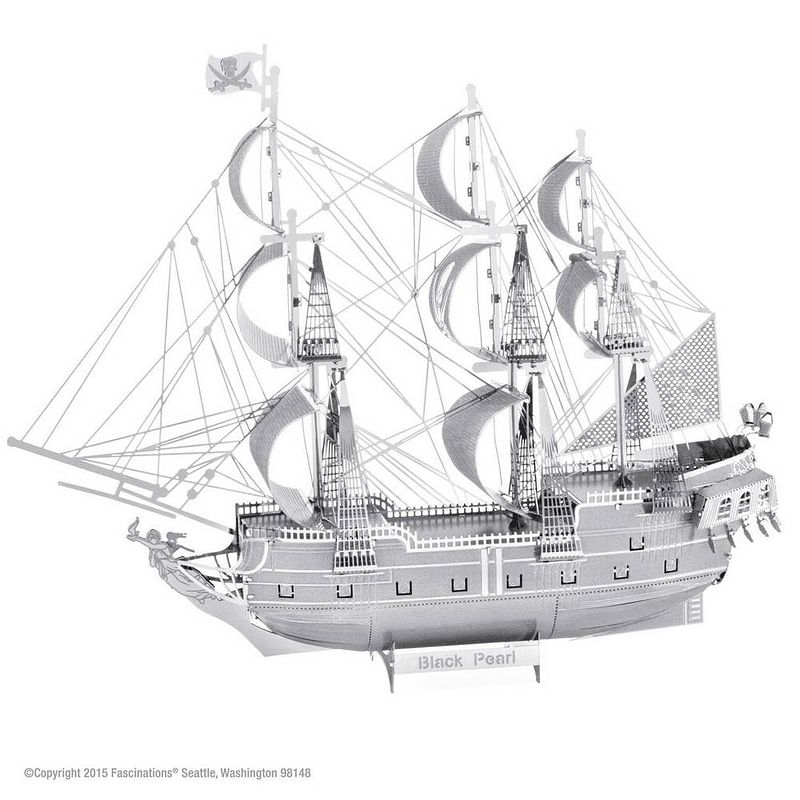 Foto van Metal earth bouwpakket iconix black pearl pirate ship