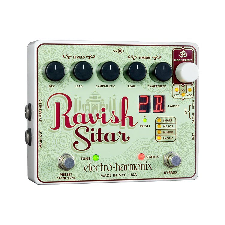 Foto van Electro harmonix ravish sitar-emulatiepedaal