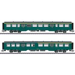 Foto van Märklin 043547 h0 set van 2 personenrijtuigen type m2 van de nmbs/sncb