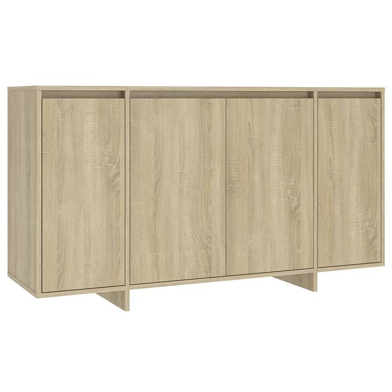 Foto van Vidaxl dressoir 135x41x75 cm spaanplaat sonoma eikenkleurig