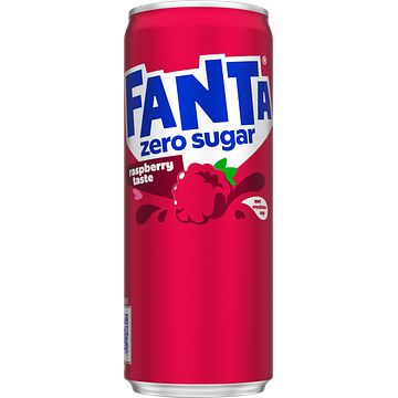 Foto van Fanta raspberry zero sugar 250ml bij jumbo