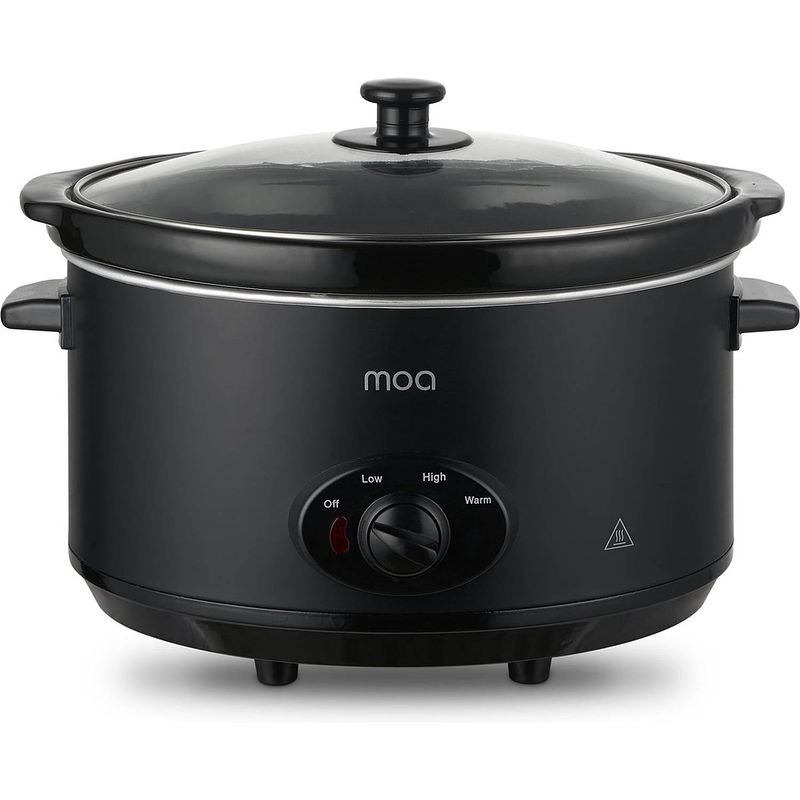 Foto van Moa slowcooker - 6,5 liter - zwart - sc65b