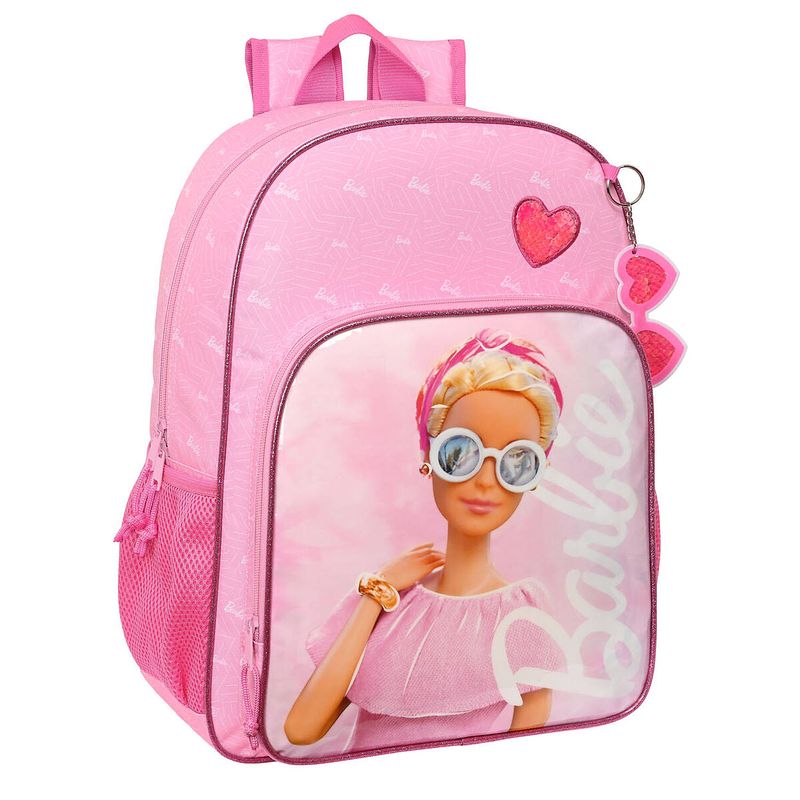 Foto van Schoolrugzak barbie girl roze (33 x 42 x 14 cm)