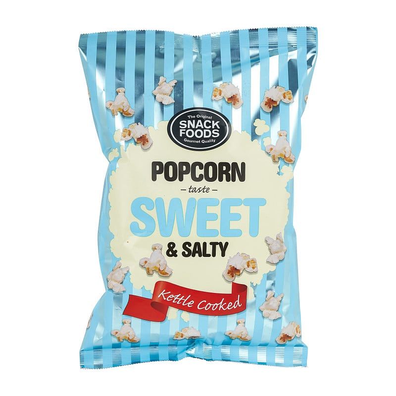 Foto van Popcorn - zoet en zout - 65 g