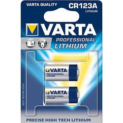 Foto van Varta cr123a fotobatterij 3 v 1600 mah 2 stuks