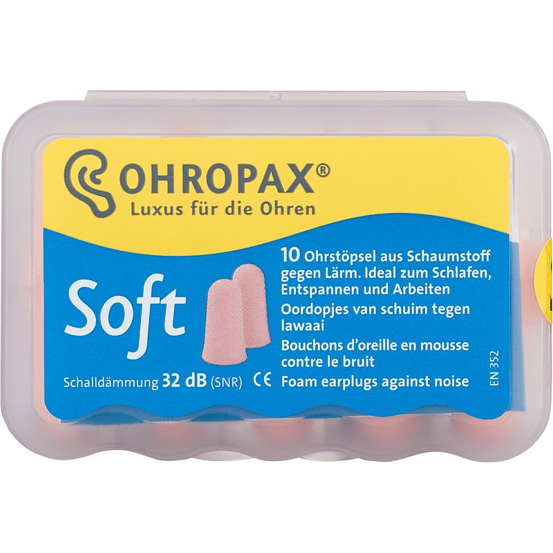 Foto van Ohropax soft schuim oordopjes